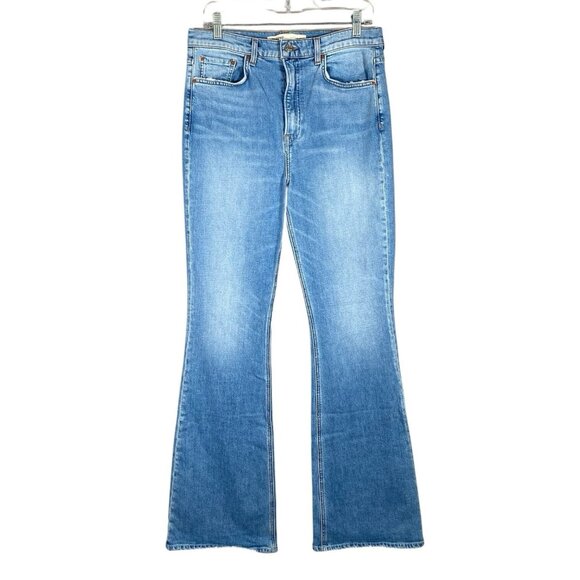 GRLFRND Denim - GRLFRND Denim Jeans Size 30 The Carine High Rise Stretch Flare Cojo Bay